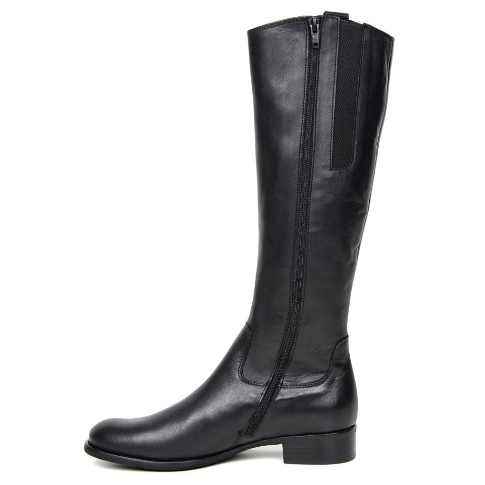 Gabor Noir | Bottes Hauteur Genou Brook X S Exclusives Pour Femmes